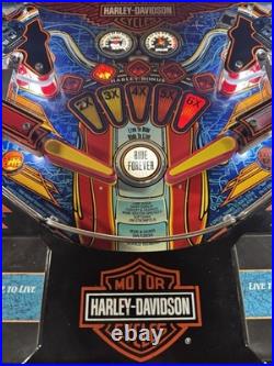1991 Harley Davidson Pinball Machine Professional Techs Full Leds Plays Great