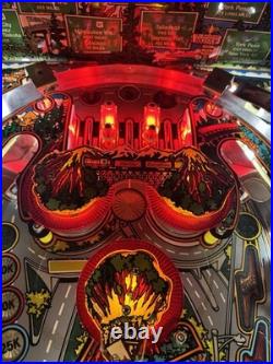 1991 Harley Davidson Pinball Machine Professional Techs Full Leds Plays Great