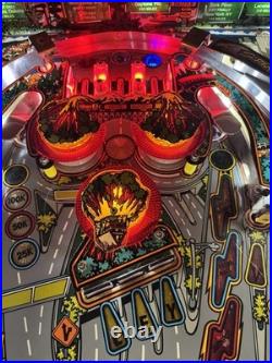 1991 Harley Davidson Pinball Machine Professional Techs Full Leds Plays Great