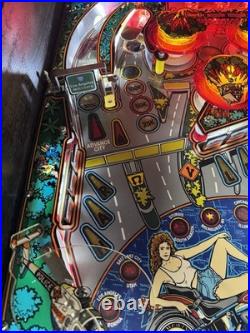 1991 Harley Davidson Pinball Machine Professional Techs Full Leds Plays Great
