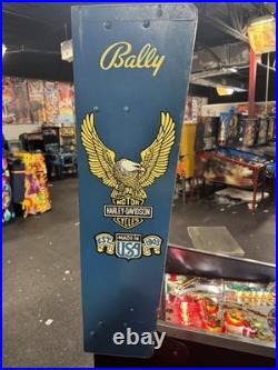 1991 Harley Davidson Pinball Machine Professional Techs Full Leds Plays Great