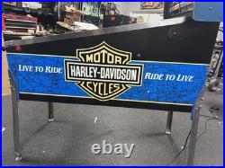 1991 Harley Davidson Pinball Machine Professional Techs Full Leds Plays Great