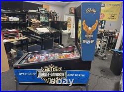 1991 Harley Davidson Pinball Machine Professional Techs Full Leds Plays Great