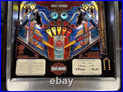 1991 Harley Davidson Pinball Machine The Original Refurbished Leds Plays Great 1991 Harley Davidson Pinball Machine The Original Refurbished Leds Plays Great