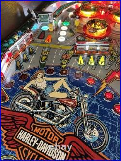 1991 Harley Davidson Pinball Machine The Original Refurbished Leds Plays Great 1991 Harley Davidson Pinball Machine The Original Refurbished Leds Plays Great