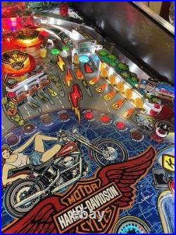 1991 Harley Davidson Pinball Machine The Original Refurbished Leds Plays Great 1991 Harley Davidson Pinball Machine The Original Refurbished Leds Plays Great