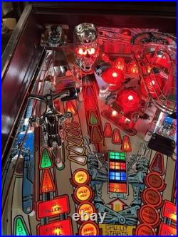 1991 Terminator 2 Judgement Day Pinball Machine Leds Professional Techs Arnold 1991 Terminator 2 Judgement Day Pinball Machine Leds Professional Techs Arnold