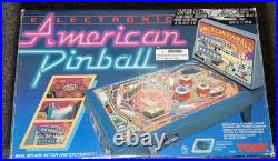 1991 Tomy Electronic American Pinball Arcade Machine VTG Tabletop READ DESC