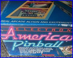 1991 Tomy Electronic American Pinball Arcade Machine VTG Tabletop READ DESC