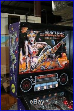 1991 William The Machine Bride of Pinbot Pinball Arcade Machine WORKING