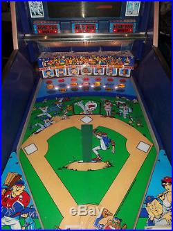 1991 Williams Slugfest Pinball Machine Last of the Baseball Pitch and Bat