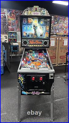 1992 Addams Family Pinball Machine Pat Lawlor Prof Techs Plays Great Leds