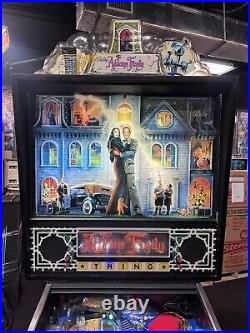 1992 Addams Family Pinball Machine Pat Lawlor Prof Techs Plays Great Leds