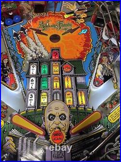 1992 Addams Family Pinball Machine Pat Lawlor Prof Techs Plays Great Leds