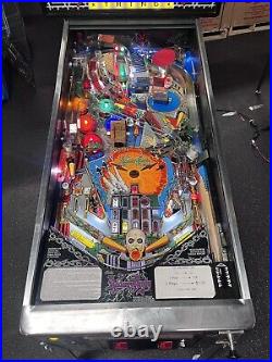 1992 Addams Family Pinball Machine Pat Lawlor Prof Techs Plays Great Leds