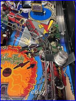 1992 Addams Family Pinball Machine Pat Lawlor Prof Techs Plays Great Leds