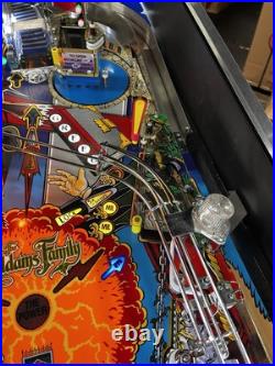 1992 Addams Family Pinball Machine Pat Lawlor Prof Techs Plays Great Leds 1992 Addams Family Pinball Machine Pat Lawlor Prof Techs Plays Great Leds