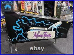 1992 Addams Family Pinball Machine Pat Lawlor Prof Techs Plays Great Leds