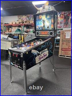 1992 Addams Family Pinball Machine Pat Lawlor Prof Techs Plays Great Leds