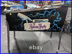 1992 Addams Family Pinball Machine Pat Lawlor Prof Techs Plays Great Leds