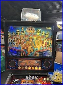 1992 Doctor Who Dr Pinball Machine Leds Professional Techs Plays Great