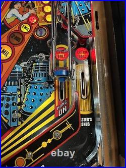 1992 Doctor Who Dr Pinball Machine Leds Professional Techs Plays Great