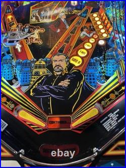 1992 Doctor Who Pinball Machine Professional Techs Plays Great Leds