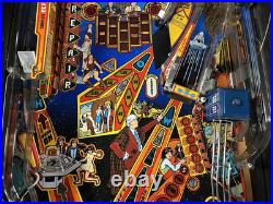1992 Doctor Who Pinball Machine Professional Techs Plays Great Leds