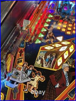 1992 Doctor Who Pinball Machine Professional Techs Plays Great Leds