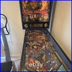 1992 Lethal Weapon 3 Pinball Machine Leds Plays Pesce Glover Gibson