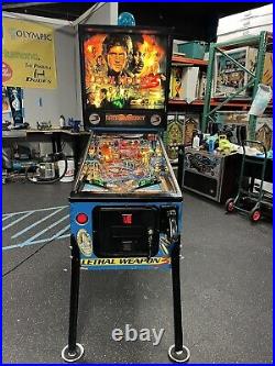 1992 Lethal Weapon 3 Pinball Machine Leds Professional Techs Glover Pesce Gibson