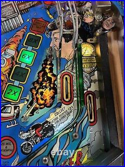 1992 Lethal Weapon 3 Pinball Machine Leds Professional Techs Glover Pesce Gibson