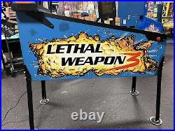 1992 Lethal Weapon 3 Pinball Machine Leds Professional Techs Glover Pesce Gibson