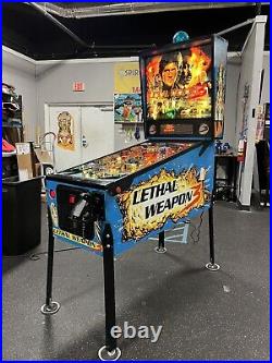 1992 Lethal Weapon 3 Pinball Machine Leds Professional Techs Glover Pesce Gibson