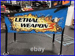 1992 Lethal Weapon 3 Pinball Machine Leds Professional Techs Glover Pesce Gibson