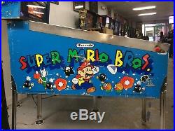 1992 Super Mario Bros Pinball Machine Leds Nice Playfield Plays Great