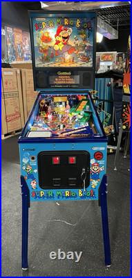 1992 Super Mario Bros Pinball Machine Leds Professional Techs Brothers Luigi
