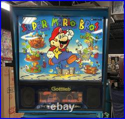 1992 Super Mario Bros Pinball Machine Leds Professional Techs Brothers Luigi