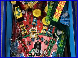 1992 Super Mario Bros Pinball Machine Leds Professional Techs Brothers Luigi