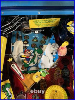 1992 Super Mario Bros Pinball Machine Leds Professional Techs Brothers Luigi