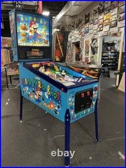 1992 Super Mario Bros Pinball Machine Leds Professional Techs Brothers Luigi