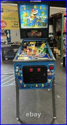 1992 Super Mario Bros Pinball Machine Prof Techs Plays Great Nintendo