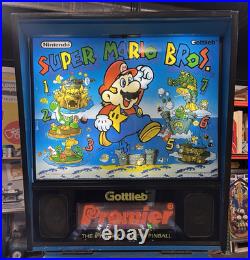 1992 Super Mario Bros Pinball Machine Prof Techs Plays Great Nintendo
