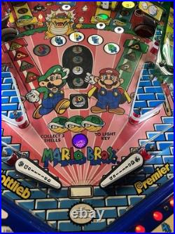 1992 Super Mario Bros Pinball Machine Prof Techs Plays Great Nintendo