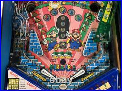 1992 Super Mario Bros Pinball Machine Prof Techs Plays Great Nintendo