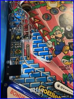 1992 Super Mario Bros Pinball Machine Prof Techs Plays Great Nintendo