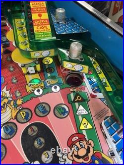 1992 Super Mario Bros Pinball Machine Prof Techs Plays Great Nintendo