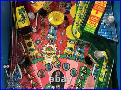 1992 Super Mario Bros Pinball Machine Prof Techs Plays Great Nintendo