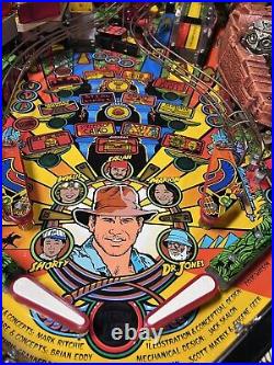 1993 Indiana Jones The Pinball Adventure Pinball Machine Leds Stunning Pin