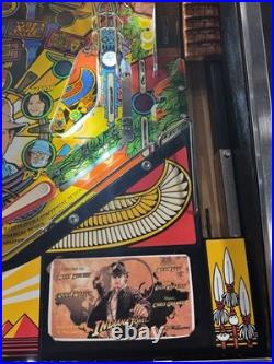 1993 Indiana Jones The Pinball Adventure Stunning Original Fully Refurbished